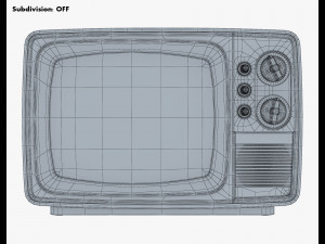 Generic Retro TV M 1 3D Модель