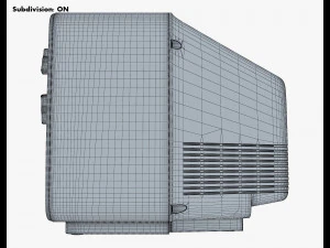 TV retr&ocirc; gen&eacute;rica M 1 Modelo 3D