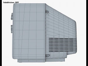TV retr&ocirc; gen&eacute;rica M 1 Modelo 3D
