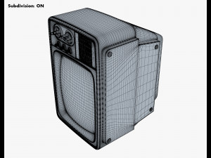 Generic Retro TV M 1 3D Модель