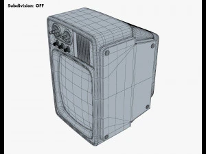 TV retr&ocirc; gen&eacute;rica M 1 Modelo 3D