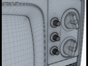 Generic Retro TV M 1 3D Модель