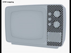 TV retr&ocirc; gen&eacute;rica M 1 Modelo 3D