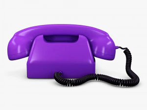 Retro Telephone M 3 3D Model