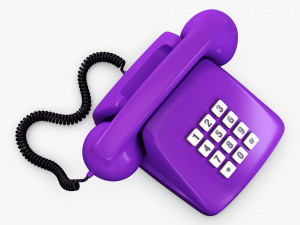 Retro Telephone M 3 3D Model