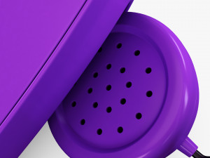 Retro Telephone M 3 3D Model