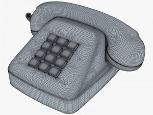 Retro Telephone M 3 3D Model