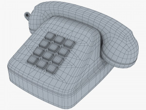 Retro Telephone M 3 3D Model