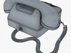 Retro Telephone M 3 3D Model