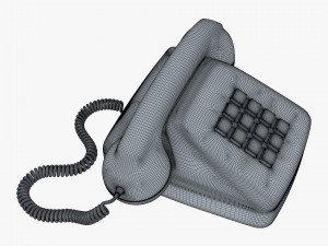 Retro Telephone M 3 3D Model
