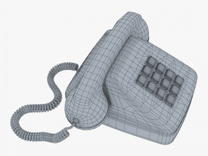 Retro Telephone M 3 3D Model