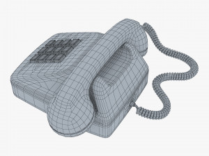 Retro Telephone M 3 3D Model