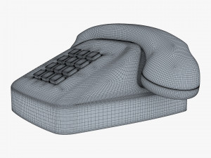 Retro Telephone M 3 3D Model