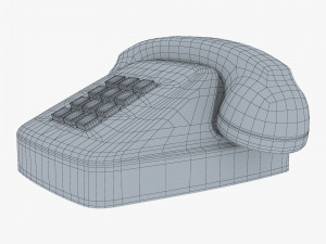 Retro Telephone M 3 3D Model