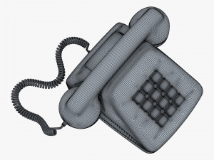 Retro Telephone M 3 3D Model