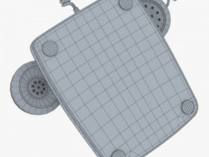 Retro Telephone M 3 3D Model