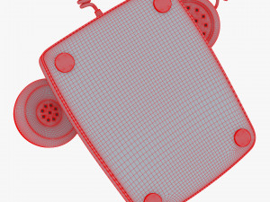 Retro Telephone M 3 3D Model