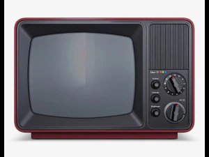 Generic Retro TV M 2 3D Model