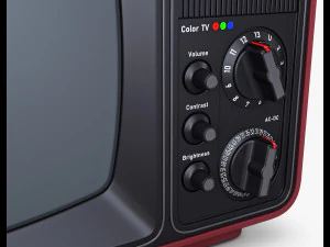 Generic Retro TV M 2 3D Model