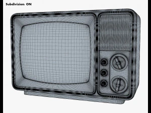 Generic Retro TV M 2 3D Model