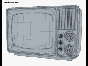 Generic Retro TV M 2 3D Model