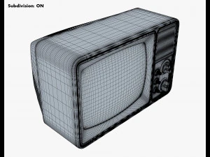 Generic Retro TV M 2 3D Model