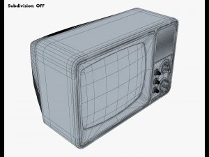 Generic Retro TV M 2 3D Model
