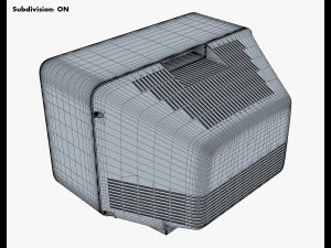 Generic Retro TV M 2 3D Model