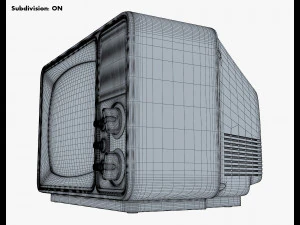 Generic Retro TV M 2 3D Model