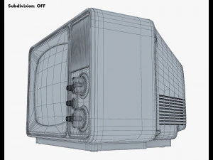 Generic Retro TV M 2 3D Model