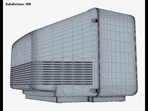 Generic Retro TV M 2 3D Model