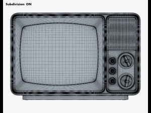 Generic Retro TV M 2 3D Model