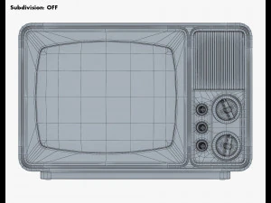Generic Retro TV M 2 3D Model