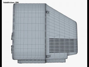 Generic Retro TV M 2 3D Model