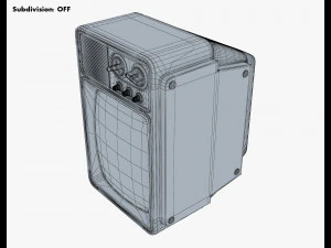 Generic Retro TV M 2 3D Model