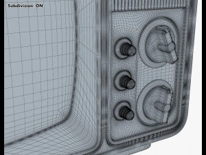Generic Retro TV M 2 3D Model