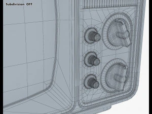 Generic Retro TV M 2 3D Model