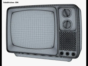 Generic Retro TV M 3 3D Model