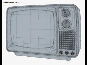 Generic Retro TV M 3 3D Model