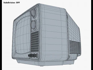 Generic Retro TV M 3 3D Model