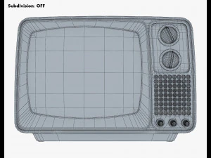Generic Retro TV M 3 3D Model