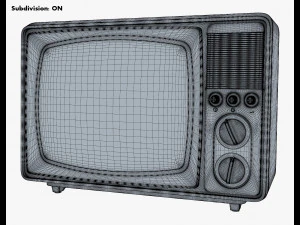 Generic Retro TV M 4 3D Model