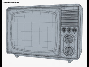Generic Retro TV M 4 3D 模型