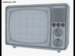Generic Retro TV M 4 3D Model