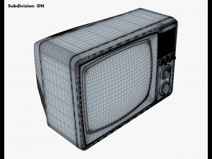 Generic Retro TV M 4 3D Model