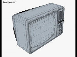 Generic Retro TV M 4 3D Model