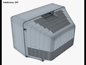Generic Retro TV M 4 3D Model