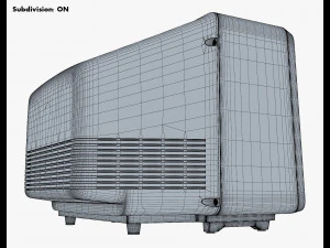 Generic Retro TV M 4 3D Model