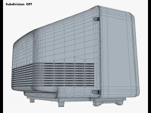 Generic Retro TV M 4 3D Model