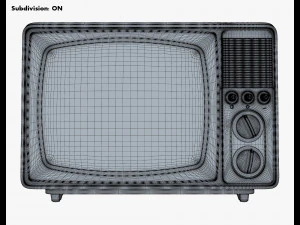 Generic Retro TV M 4 3D Model